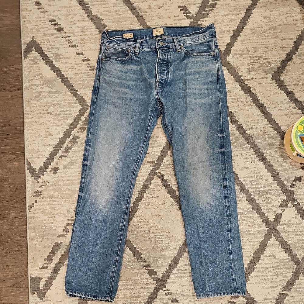 J. Crew Classic Blue Straight Jeans